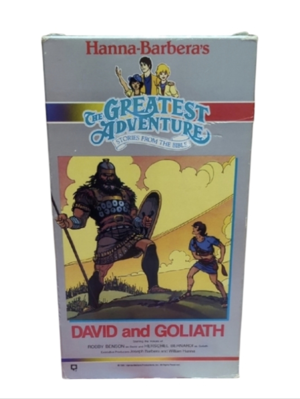 1986 VHS  Hanna-Barbera “David & Goliath”The Greatest Adventure